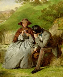 Liebende, 1855